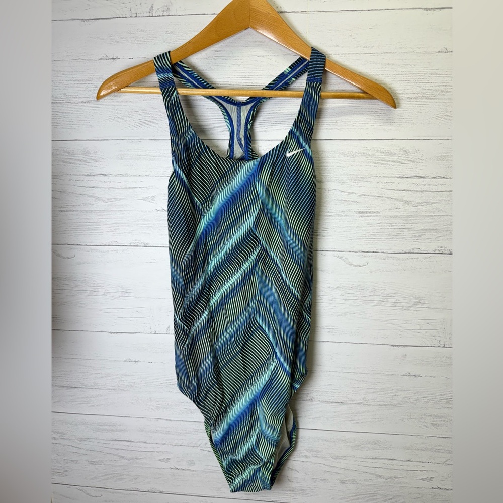 Nike Women's Blue and Green Swimwear 14